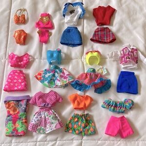 Lot of Vintage 90s Barbie Clothes